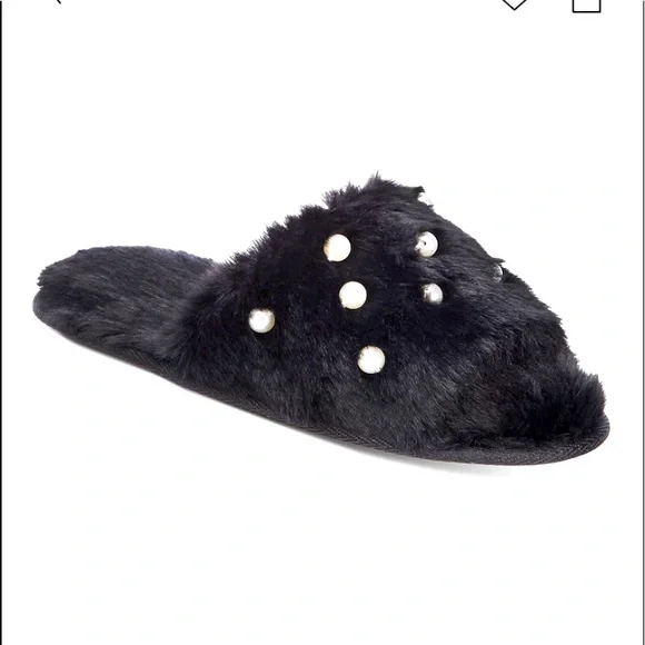 INC Black Slippers - Picture 1 of 6